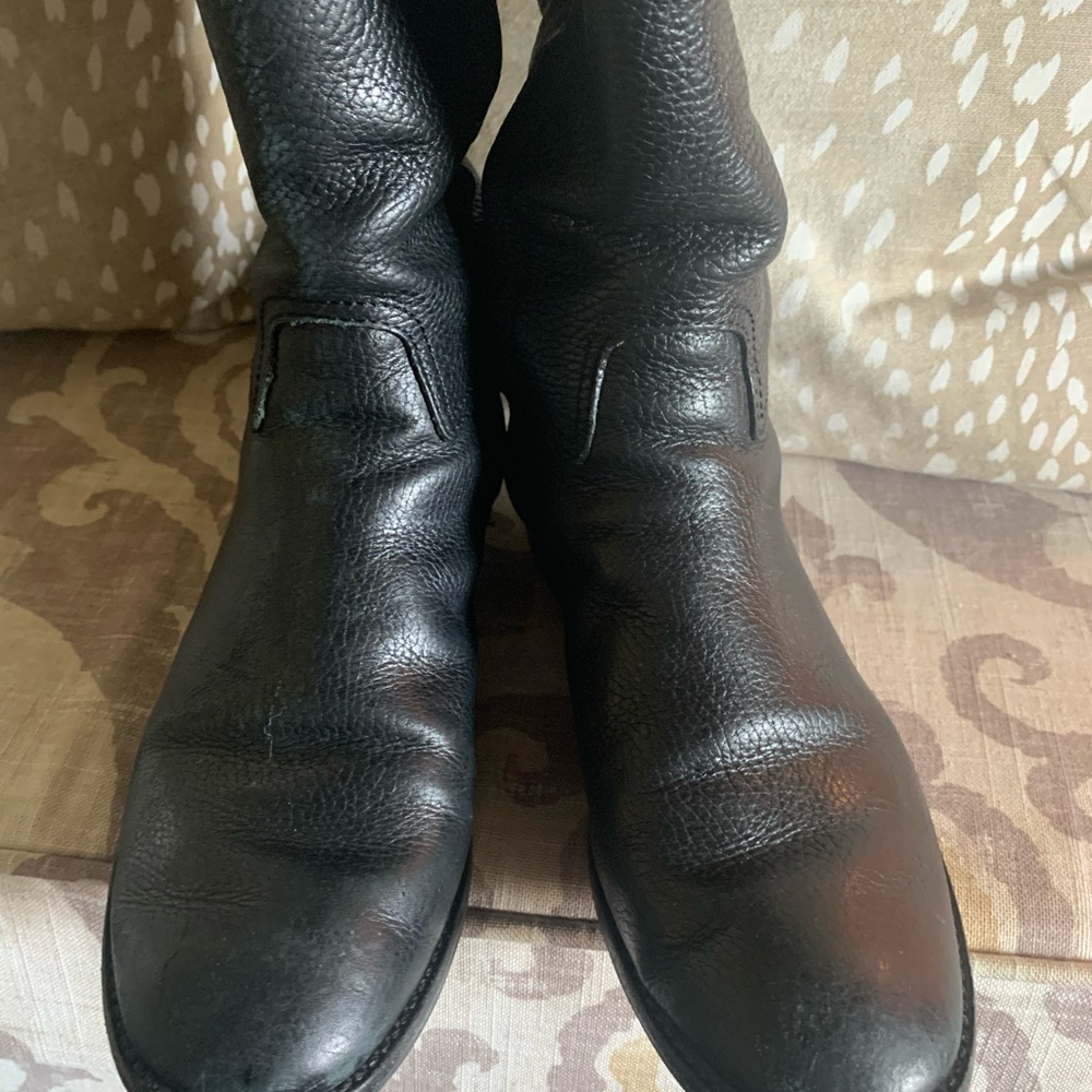 Tory Burch Black Riding Boot 7.5 - image 6